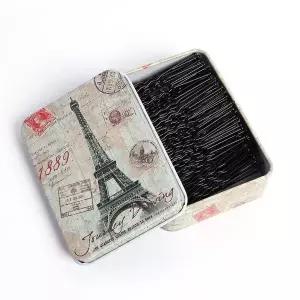 [에이치플러스몰]TBZ 올림머리 고정 실핀 200p U자형 헤어고정핀 머리삔