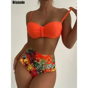 언더붑 탱크탑 비키니 홀터넥 커버업 수영복 -하이 웨이스트 여성 섹시한 트렌드 세트 신제품 푸시업 비치