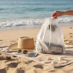 반투명 여행용 수납 파우치 30x40 10P LM0864 트래블 여행 다용도 여행