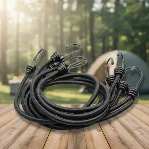 캠핑 스트레치코드 타프 고정용 탄성로프 0.4m 0.6m 0.8m 텐트 밴드