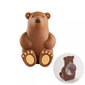 TBZ 귀여운 북극곰 칫솔걸이 다용도 소품걸이