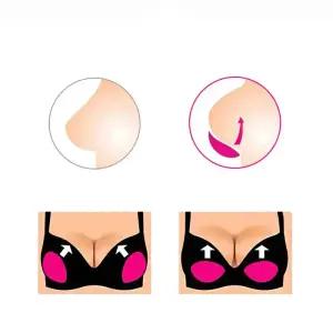 언더붑 탱크탑 비키니 홀터넥 커버업 수영복 푸시업 패딩 작은 가슴 두꺼운 통기성 스폰지 브래지어 패드