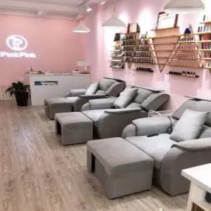 업소용 의자 족욕 패디 마사지샵 테라피 팔걸이 침대형 네일샵 소파형 다기능