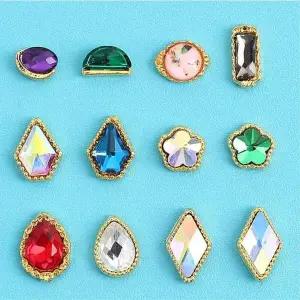 TBZ 회전형 커버 네일 트윙클 파츠 12종세트