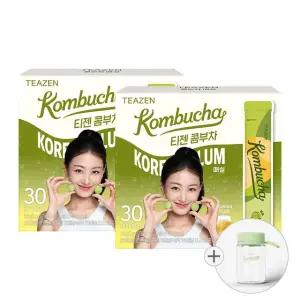 티젠 콤부차 매실 30스틱 X 2박스 (보틀 포함)