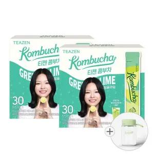 티젠 콤부차 청귤라임 30스틱 X 2박스 (보틀 포함)