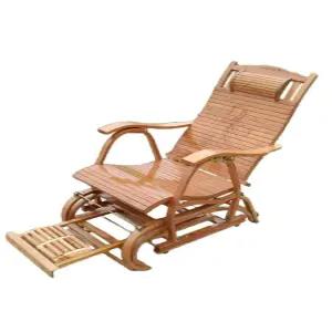 대나무 흔들의자 가정용 블랙 의자 인용체어 흔들 스탠드