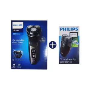 eTV 필립스 3000시리즈 면도기 S3342/13+PQ206