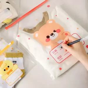 WL (별별창고)G 화장품 세면도구 여행용 캐릭터 비닐