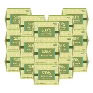 슈베스 위드코튼 유기농 순면커버 생리대 팬티라이너롱 18P x15팩