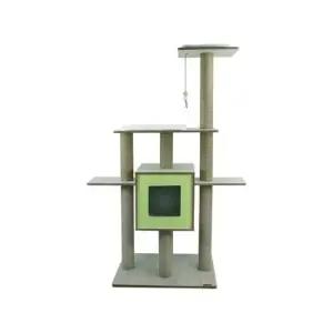 스크래칭놀이 캣타워 고양이 놀이터 기둥스크레쳐 숨숨집 L-1 127cm