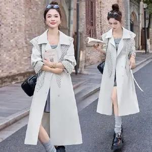 피로달 여사친 하프 가을 기장 트렌드 트렌치 탈부착 후드 코트 싱글 HO3