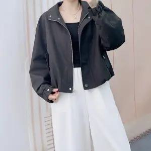 피로달 여자 가을 캐주얼 트렌치 코트 쇼트 점퍼 HO3