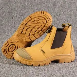 안전화 발가락 보호캡 노동 소가죽 현장 있음 호주 경량