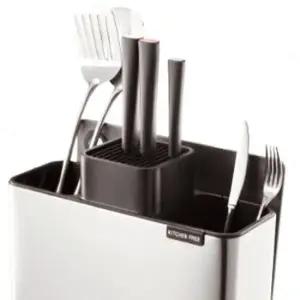 조리도구통 스테인리스 수저통 물빠짐 칼꽂이 칼보관 정리함 세트