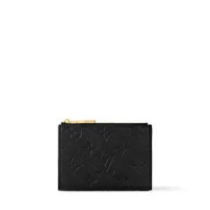 [명품] 리사 월릿 모노그램 앙프렝뜨 블랙 여성 반지갑 M83365