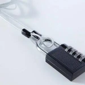 WL 다용도 와이어 로프 케이블 캐리어 자전거 자물쇠 2M