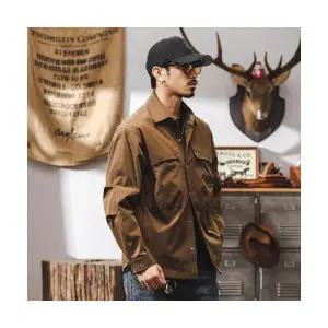 남자 야상사파리 점퍼 메일라드 빈티지 가을 아웃도어 오피스룩 캐주얼 코트 ST3