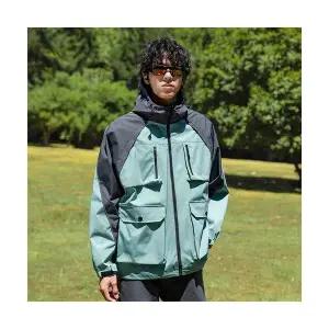 남자 야상사파리 점퍼 가을 아웃도어 트레킹 등산 커플 바람막이 후드 ST3