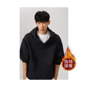 남자 야상사파리 점퍼 가을 기모 후드 그레이 블랙 맨투맨 데일리 야상 캐주얼 코트 ST3