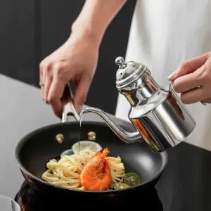 304 스테인리스 금색 디스펜서 드레싱 식초 양념 간장 오일 보관통