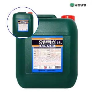 쌍문상회 지금 필요한 대용량락스 레귤러 오리날 말통 15KG 소독