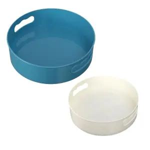 360도 회전트레이 주방 화장실 욕실 거실 소품 바구니 EUr7+9XJh