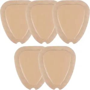 카보 드레싱 새크럼 실리콘 폼 접착 테두리 6 x7 방수 패드 버트 베드 압력 궤양 고흡수성 관리 붕대 5팩