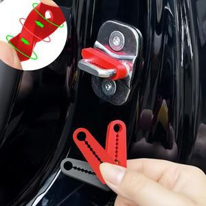 [호환품]4개 자동차 도어 슬램 스토퍼 소음 감소 안전 장착 실리콘 보호 커버 버퍼 쿠션 충격 방지 패드