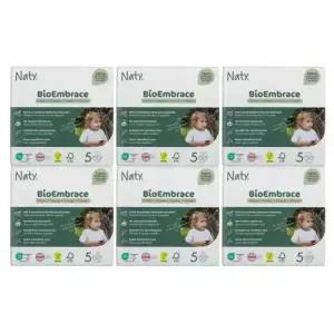 네띠 기저귀 밴드형 부드러운 아기 유아 5단계 132매 MNS