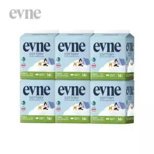 킨도 이브네 코트니 순면감촉 생리대 중형 16Px6팩