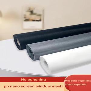 PP 나노 가정용 메쉬 다기능 모기 거즈 롤은 절단 가능하며 대형 커버리지 창문용으로 맞춤 설정할 수 있습