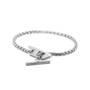 DX1476040 D로고 체인 토글 팔찌