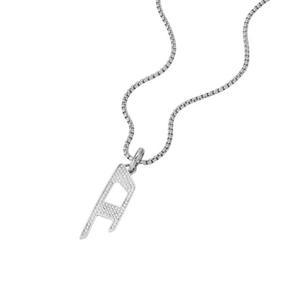 DX1624040 D로고 큐빅 목걸이