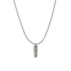 DX1116040 로고 태그 목걸이