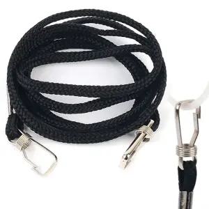 마스크스트랩 마스크 목걸이 줄 검정 스트랩 사원증 명찰 이름표 Nis3+8edG