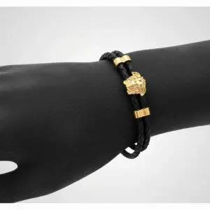 26SS MEDUSA BRAIDED LEATHER BRACELET (DG05579 DMTN D41O) (메두사 가죽 매듭 팔찌)