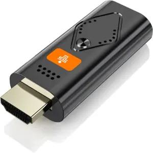 Tongtion 무선 디스플레이 동글 어댑터 휴대용 송신기 1080p HDMI 스트리밍 AirPlay/Miracast 5GHz WiFi