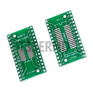 PCB 키트 SOP8 SSOP10 SOP14 20 24 28 56-DIP/SMD-DIP IC 어댑터 소켓 SOIC TSSOP 보드 0.65mm 1.27mm