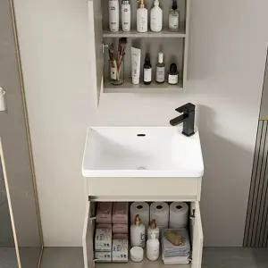 미니 세면대 하부장 간이 화장실 소형 수납장 탕비실 개수대