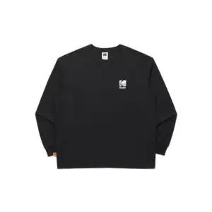 코닥 에센셜 빅로고 긴팔티셔츠 BLACK 451504