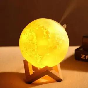 미로가습기 오픈용 문라이트 가습기 무드등 미니가습 3D