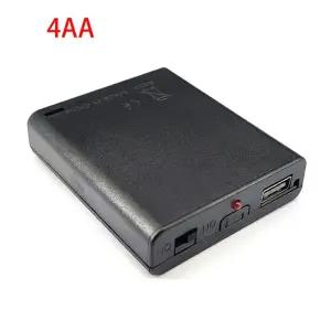 건전지케이스 배터리 홀더 보관함 USB 소켓 스위치 AA 케이스 상자 3슬롯 4슬롯