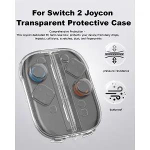 조이콘충전독 스위치 2용 핸들 보관함 NS2 Joycon 방진 고투명 PP 보호 상자