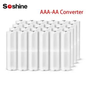 건전지케이스 배터리 홀더 보관함 Soshine 미니 AAA to AA 셀 변환기 어댑터 케이스 스위처