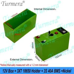 건전지케이스 배터리 홀더 보관함 18650 박스 3x7 12V 40A BMS USB 파워 뱅크 전압 디스플레이 듀얼 채널