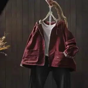 여자 면 가을 빈티지 캐주얼 잠바 집업 야구 항공 점퍼 후드 코트 포켓 쇼트 트렌치 MF3