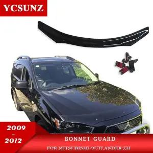 본넷덕트 Mitsubishi Outlander ZH 2009 2010 2011 2012 아크릴 보닛 보호대 전면 실드 후드 버그 디플렉터