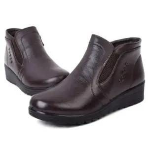 기모여성부츠 중년 나들이 부츠 슈즈 패션 구두 방한 겨울 신발