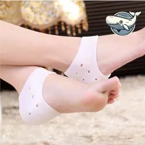 발뒤꿈치 실리콘 보호 패드 발각질 완화 보습 QiT4+8xKT